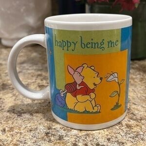 Disney Winnie the Pooh and Piglet Happy Being Me Mug Coffee Tea Cup